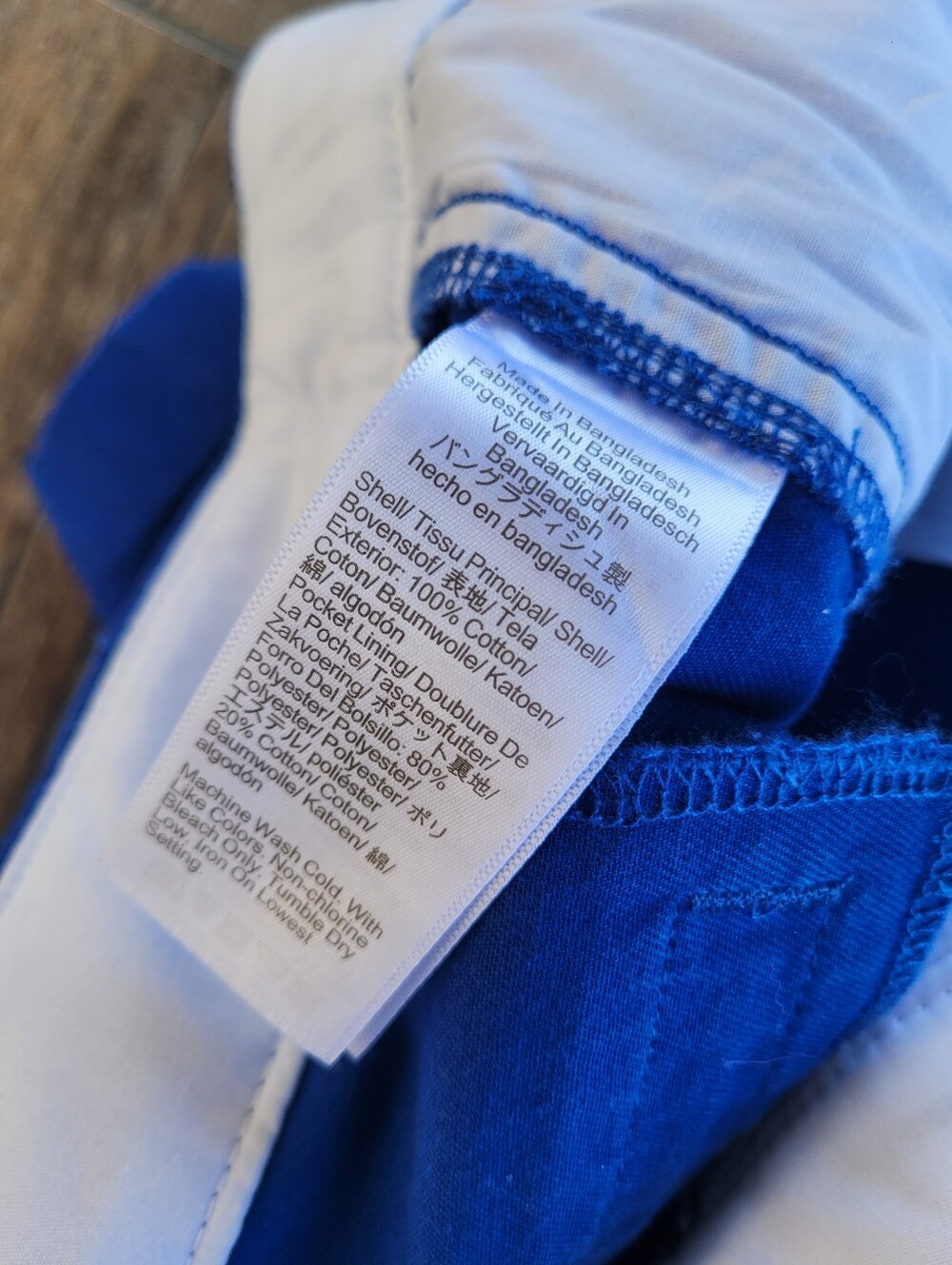 J Crew 3.5in Classic Chino Short Regal Blue Women's Size 4 NWT - Picture 7 of 7